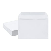 Uxcell 7.5x5.5 Inch Invitation Envelopes, 50 Pcs Self-Seal for A7 Weddings and Cards White