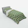 thumbnail image 2 of Ambesonne Vintage Bedding Set 3 Pcs, Abstract Origami, Twin XL, Orange Teal Cream, 2 of 2