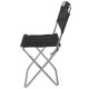 thumbnail image 2 of Folding Game Chair Comfortable Beach Chair Lightweight Camping Accessory For Hiking Black 48.00X23.00X22.00CM Alloy Polyester 1Pack, 2 of 4