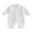 White, variant on RUINIXCW Baby Boys Jumpsuit, Long Sleeve Button-down Solid Casual Autumn Newborn Romper Clothes