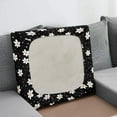 thumbnail image 3 of Renewold Cute Daisy Black Sofa Seat Cover Protector Wear-Resistant Dog Couch Cushion Cover Universal Chair Sofa Seat Cushion Slipcover for Living Room Decoration, S, 3 of 5