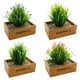 thumbnail image 1 of Planta de simulación de espigas de trigo sin macetas, suministros creativos de bricolaje, bolas de hierba, decoración de interiores, plantas verdes artificiales, 4 Uds., 1 of 5