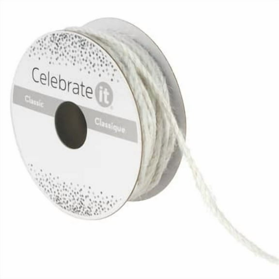 12 Pack: 0.11" x 10yd. Jute Trim Ribbon by Celebrate It