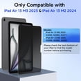 thumbnail image 2 of Protector de pantalla de privacidad MOBDIK para iPad Air 13 pulgadas M3 2025/M2 2024, 2 of 6