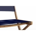 thumbnail image 5 of Lucas Teak Outdoor Folding Chair in Blue, 5 of 5
