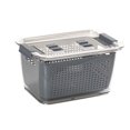 thumbnail image 1 of Fresh Food Drainer Container Vegetable Fruit Storage Basket Refrigerator Organizer Bin, 1 of 9