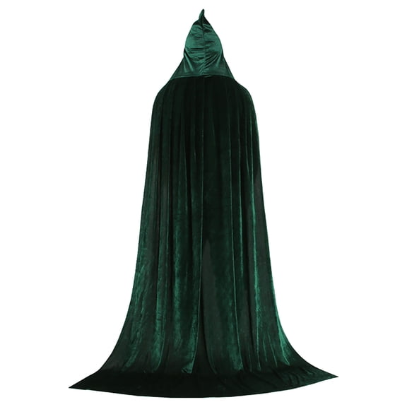 HJYCHN Hair Scarf for Women Unisex Solid Color Witch Cape Multiple Sizes Scarf Scarves Poncho Shawl Green M