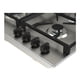 thumbnail image 3 of Parrilla de Gas Koblenz de 4 Quemadores, 60 cm, Empotrable de Acero, Gas Natural/Gas LP, PK-607 FI, 3 of 5