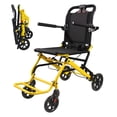 thumbnail image 3 of Foldable Wheelchair with 220 lbs Capacity, 1-Second Quick Fold, Dual Brakes & Breathable Seat - Ideal for Travel, Recovery & Daily Use, 3 of 11