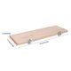 thumbnail image 4 of Juguete Masticable De Madera Para Mascotas, Plataforma Rectangular Para Jaula De Chinchilla Y Hámster Con Soporte De Madera Para Ejercicio De Ratas Y Animales Pequeños, 4 of 7