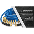 thumbnail image 2 of BluBird Rubber 3/8"x25' Air Hose Premium Kit -  with 12 Pieces, 2 of 12