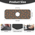 thumbnail image 2 of Sikiie cute fall fox leaf Splash Guard for Sink Faucet-1 PC Super Absorbent Fast Drying Mat Sink Gadgets-Splash Guard for Kitchen, Sink Mat, 2 of 7