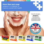 Asepso Antibacterial Bar Soaps, Lemon Scent, 4 Pack 80g/2.8 oz
