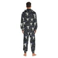 thumbnail image 7 of joogoo Christmas Snow Cow Checkered Unisex Adults Onesies Pajamas Jumpsuits L, 7 of 7