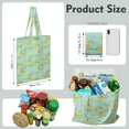 thumbnail image 2 of Cute Banana Canvas Tote Bag – Reusable Grocery Bag with Tropical Yellow Fruit Print, Kawaii Banana Illustration, Eco-Friendly Cotton Shopper for Everyday Use, 2 of 7