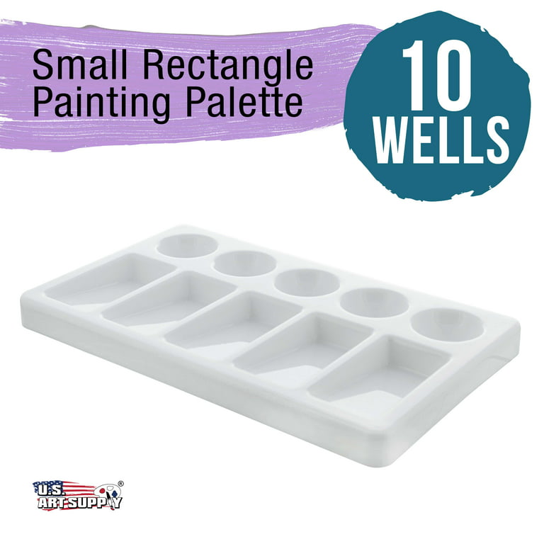 U.S. Art Supply 10-Well Plastic Artist Painting Palette (Pack of 3) - Paint  Color Mixing Trays - Kids, Art Students, Classroom, Class Craft Projects,  Party Events - Acrylic, Oil, Watercolor, Tempera - Yahoo Shopping