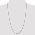 thumbnail image 2 of 14K White Gold 1.8mm Diamond Cut Rope Chain 24 IN, 2 of 6