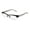 White, variant on NEW HARRY LARY'S IDOLY MENS/WOMENS DESIGNER HALF-RIM BLACK / PINK EXCLUSIVE AFFORDABLE SLEEK FRAME DEMO LENSES 52-17-0 SPRING HINGES EYEGLASSES/EYEGLASS FRAME