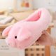 thumbnail image 4 of Cute Pig-zapatilla de Invierno para mujer, cubierta de tacón, pantuflas cálidas, piel suave, toboganes cómodos y esponjosos para el hogar, calzado de dibujos animados para niñas, nuevo, 4 of 5