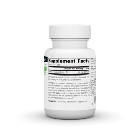 ソースナチュラルズ ビタミンB-6 500mg 50粒 Source Naturals Vitamin B6 500mg 50Tablets お取り寄せ