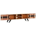 thumbnail image 4 of vidaXL TV Stand 55.1"x11.8"x17.7" Solid Wood Acacia, 4 of 10