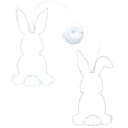 thumbnail image 2 of Aodebiao Colorful Easter Egg Bunny LED Window Lights with Timer, Battery Operated Spring Home Decor, Suction Cup String Lights for Indoor Party Decorations, 2 of 2