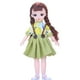thumbnail image 2 of Muñeca BJD de 23 cm para vestir, jugar a la moda, muñeca princesa para Navidad Verde, 2 of 4