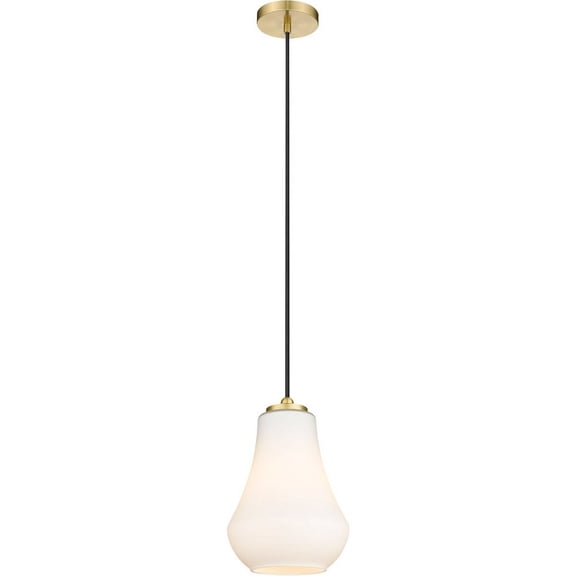 490-1P-SG-G571-7 Innovations Lighting Fairfield - 1 Light Mini Pendant In Industrial Style-10.5 Inches Tall and 7 Inches Wide-Satin Gold Finish-Matte