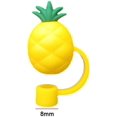 thumbnail image 2 of Silicone Straw Tips Cover Reusable Dust-proof Drinking Straw Tips Lids Anti-dust Straw Plugs for Home Kitchen 7-8 mm Straws(astronaut), 2 of 7