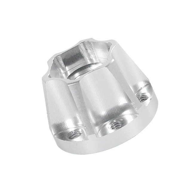 4PCS Wheel Hex Hubs for RC 1:10 hex hub Crawler 1.9" 2.2" Wheel Rims 15mm Silver