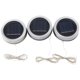 thumbnail image 1 of 3 Uds. Tapa de Luz Decorativa Solar para Exteriores, Resistente Al Agua, Vidrio de EnergíA Solar, Accesorios de Luz Decorativos,  CáLido, 1 of 1