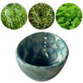 thumbnail image 4 of Herbe Hierba Portátil Cilantro Stripper Tool Herb Bowl Agujeros Redondos Resina () Azul, 4 of 9