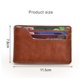 thumbnail image 2 of Cartera Hombre Piel Genuina - Dinero - Cartera Hoja y Tarjetero Hombre - Tarjetero Banco. Color Café, 2 of 4