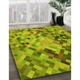 thumbnail image 2 of Ahgly Company Indoor Rectangle Patterned Olive Green Area Rugs, 7' x 9', 2 of 6