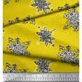 thumbnail image 2 of Soimoi Cotton Duck Fabric Floral Block Print Sewing Fabric Yard 56 Inch Wide, 2 of 3