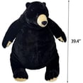 thumbnail image 2 of Djungelskog Bear Plush Toy - Soft and Cuddly (39.4 inches, Black) - Perfect for Kids and Adults, 2 of 7