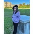 thumbnail image 3 of Arshiner Girls Hoodie Sherpa Fleece Pullover Hooded Sweatshirt for Girl Button Up Casual Outerwear Coat With Pockets, 3 of 5