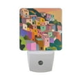 thumbnail image 6 of Yayeee LED Plug in Night Light for The Home with Auto Dusk to Dawn Light Sensors, 2 Pack, Purple Cityscape Painting, 6 of 6