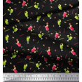thumbnail image 3 of Soimoi Poly Georgette Fabric Straw & Juice Beverages Print Fabric by Yard 42 Inch Wide, 3 of 3