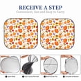 thumbnail image 6 of Haiem Autumn Plants Car Windshield Sun Shade (2 Pieces) Foldable Windshield Sun Shade Car Accessories for Truck SUV Pickup-Medium, 6 of 7