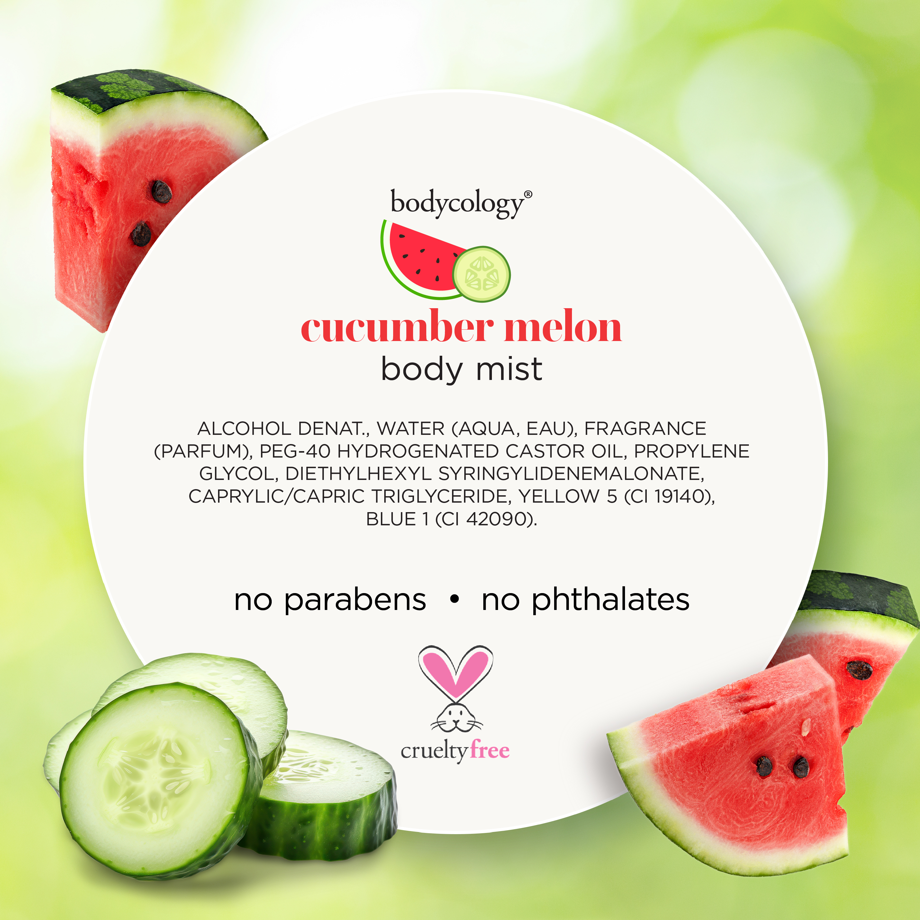 Bodycology Cucumber Melon Body Mist, 8 fl oz photo 6