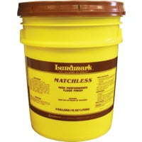 Lundmark Matchless Urethane Fortified Acrylic Floor Finish - Oil-Based Polyurethane - 5 Gal