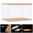 thumbnail image 5 of Acrylic Display Case with LED Light, 14"x6"x8" Clear Display Box Figures Display Case for Collectibles, 5 of 7