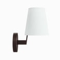 thumbnail image 3 of Sconce Wall Lamp Light Fixture, Black Bronze, Fabric, Living Kitchen Cafe Bistro Hospitality Restaurant, Modern Contemporary HB33874, 3 of 9