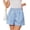 Blue Floral, variant on Women's Plaid Pajama Shorts Y2K Lounge Pants Candy colors Striped Pj