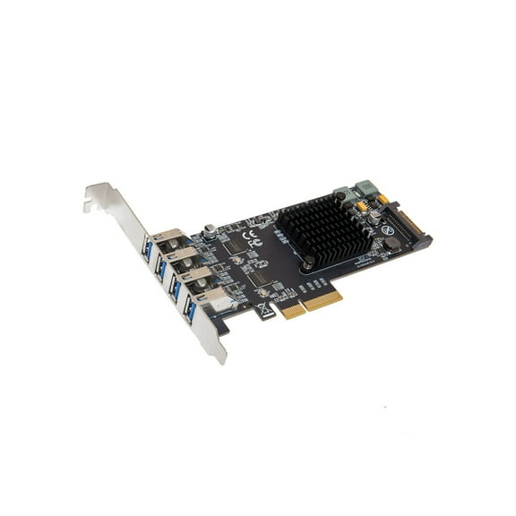 IOCrest USB 3.2 Gen 2 (10 Gbps) 4 Port Type-A PCI-e 3.0 x4