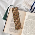 thumbnail image 4 of Kdxio Sunflowers Mushrooms Print Metal Tassel Bookmarks,Perfect Gift for Art Lovers and Bookworms Metal Bookmarks for Women, 4 of 8