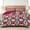 Beige Christmas Tree, variant on Davulos Christmas Quilt Set King Size,3 Pieces Snowman Gingerbread Print Buffalo Plaid Patchwork Bedspread, Lightweight Coverlet Set for Home Holiday Xmas Decor