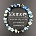 thumbnail image 4 of Handmade Stretch Gemstone Bracelet - 6.5 Inch Unisex Bead Bracelet with 6mm Healing Stones - Chakra Balancing Yoga Jewelry for Relaxation & Spiritual Wellness (6 Pack Assorted Colors), 4 of 6