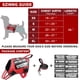 thumbnail image 2 of Set de chaleco, arnés y correa para perros de servicio MOOGROU rojo talla L, 2 of 7